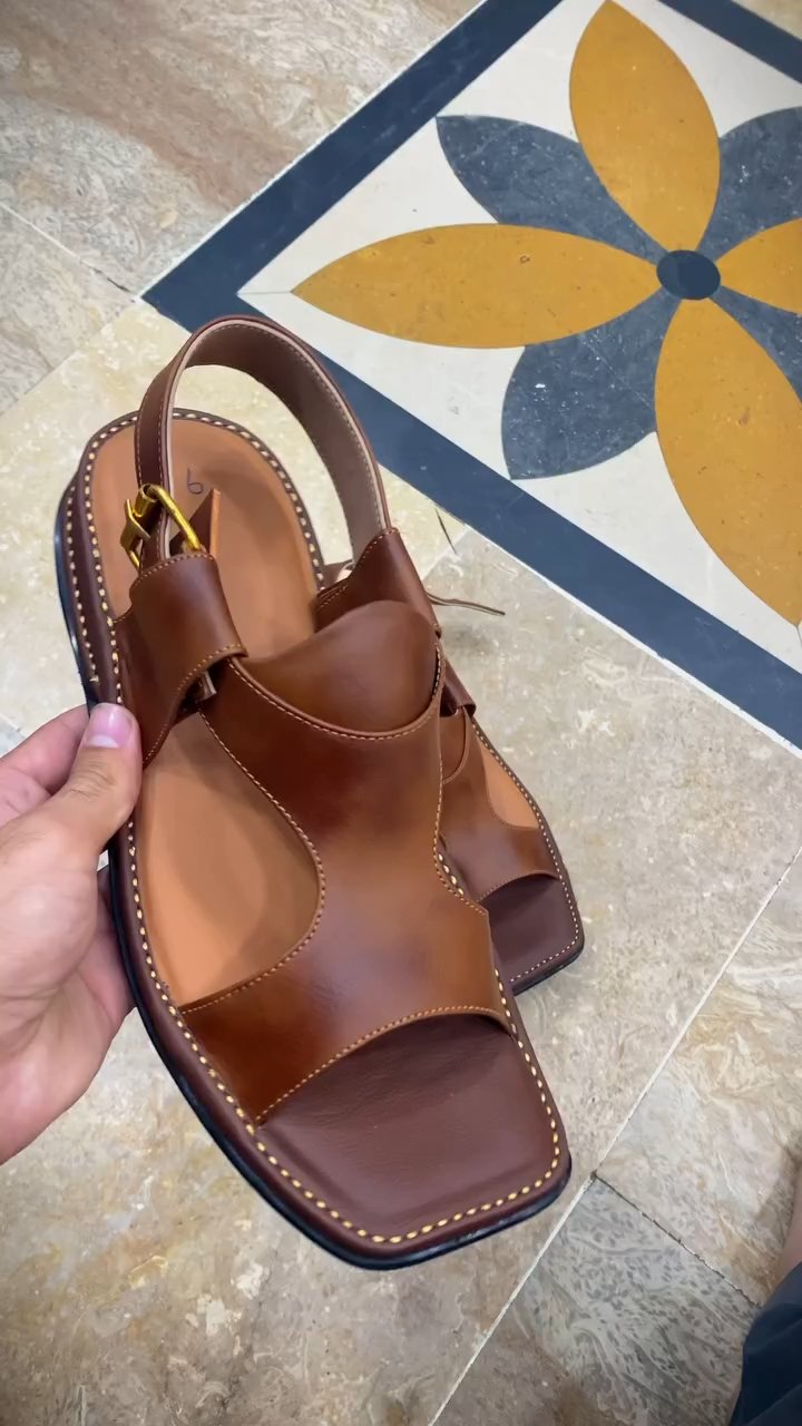 2024 Summer Head Cowhide Men's Sandals