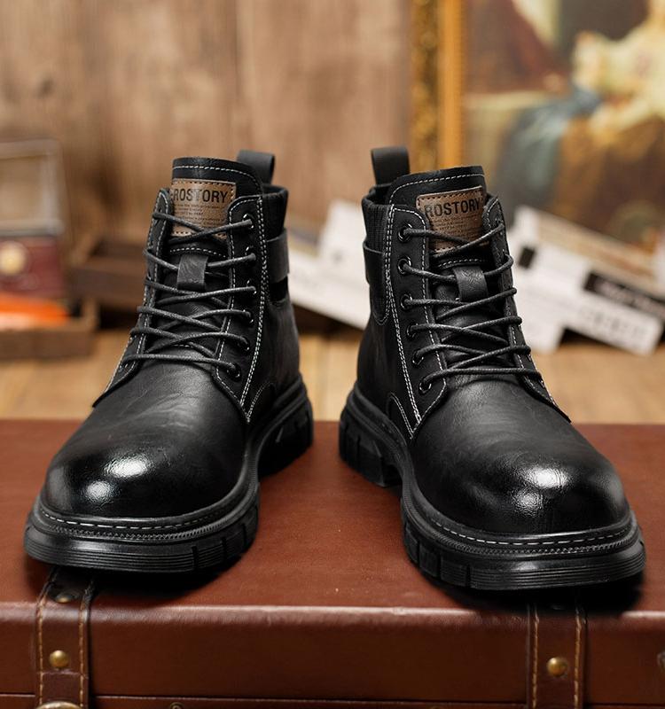 Stylish Leather Comfort Boots