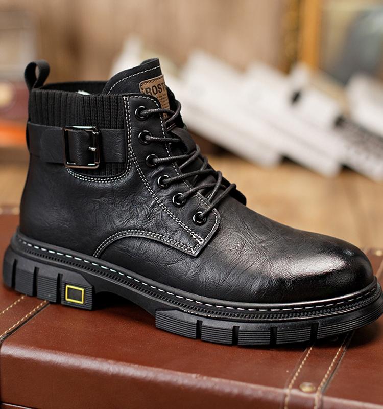 Stylish Leather Comfort Boots