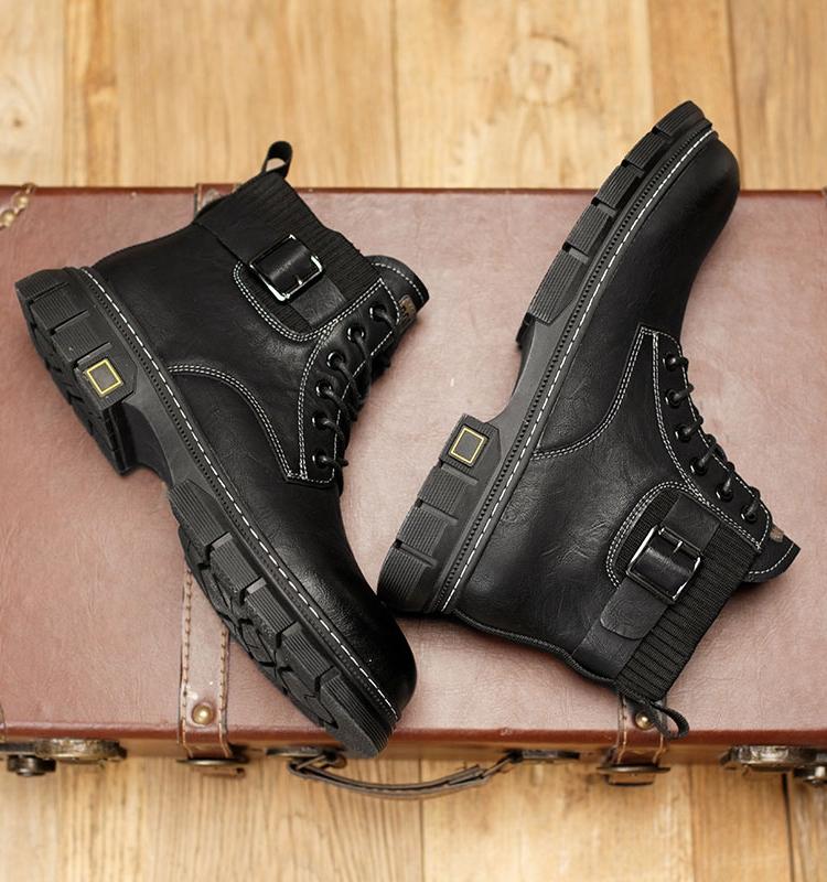 Stylish Leather Comfort Boots