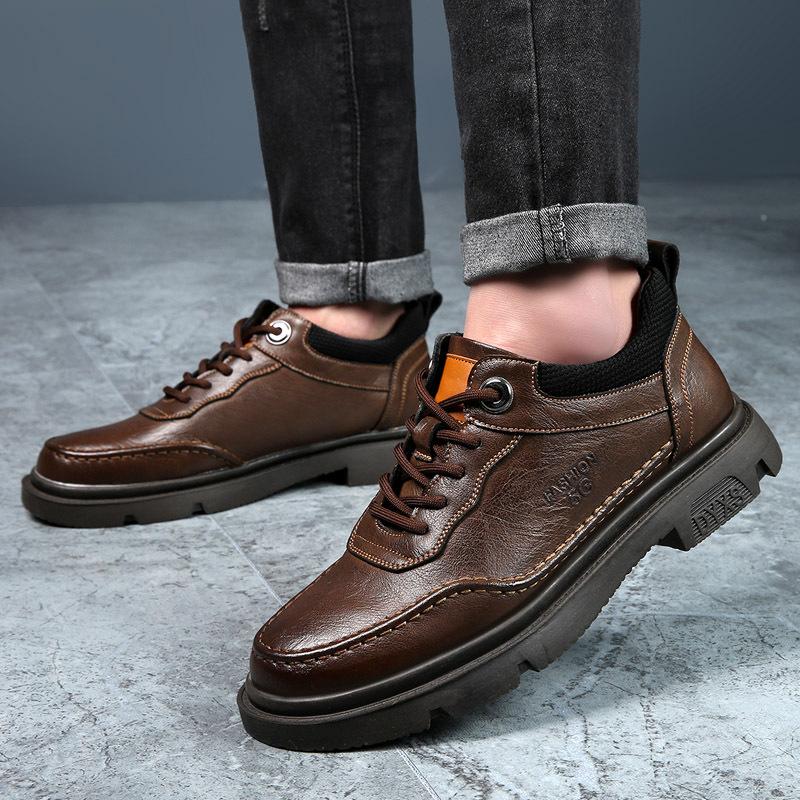 2023 Leather Fashion Men's Oxford Shoes