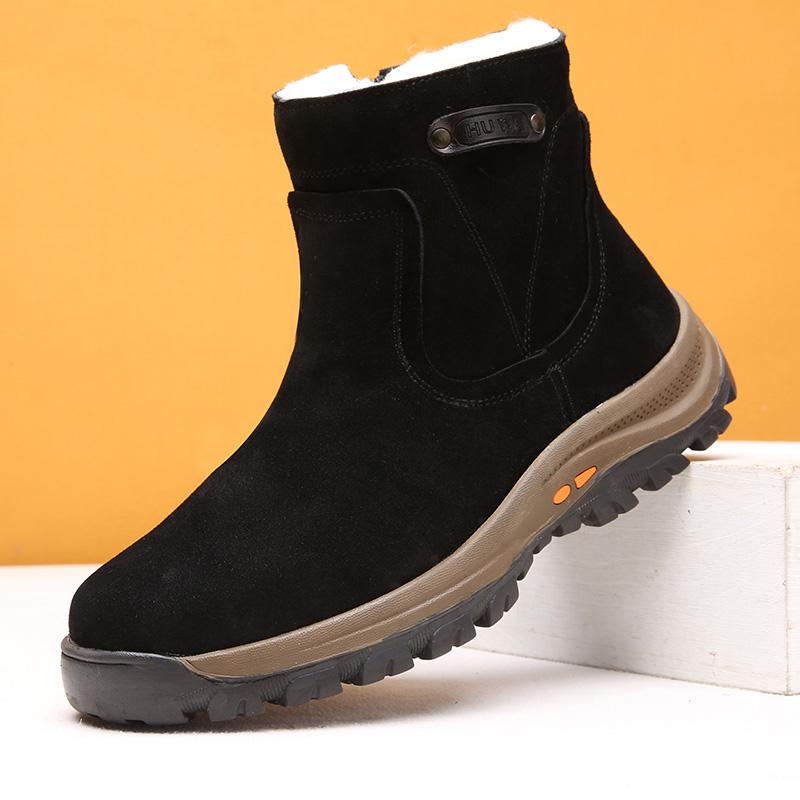 Waterproof non-slip winter Martin boots men's cotton shoes