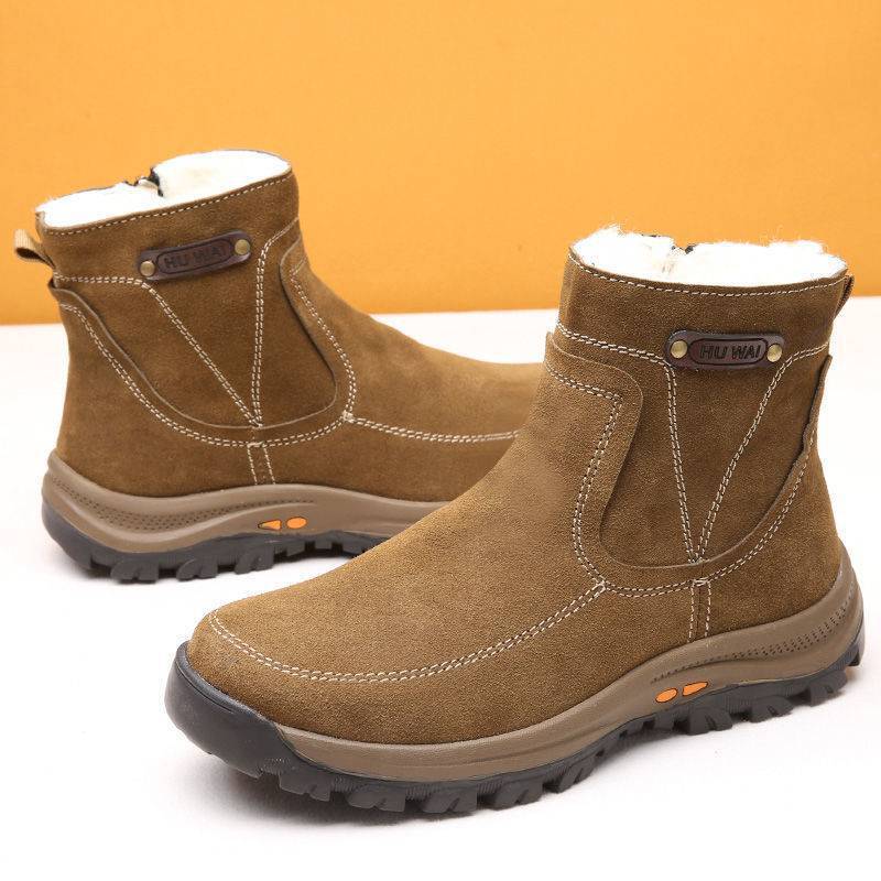 Waterproof non-slip winter Martin boots men's cotton shoes