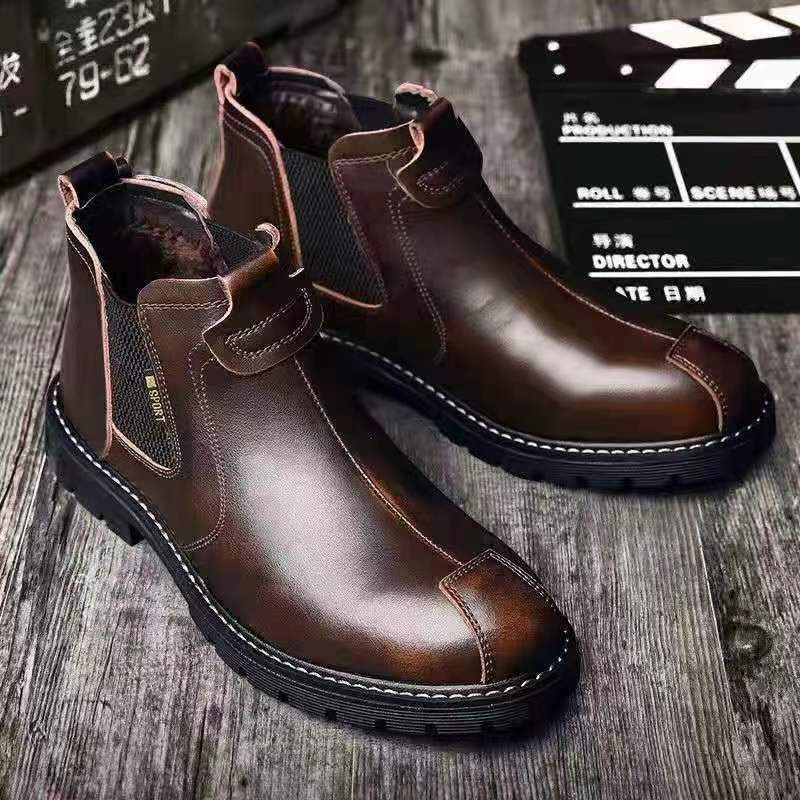 Genuine Soft Leather Winter Martin Boots