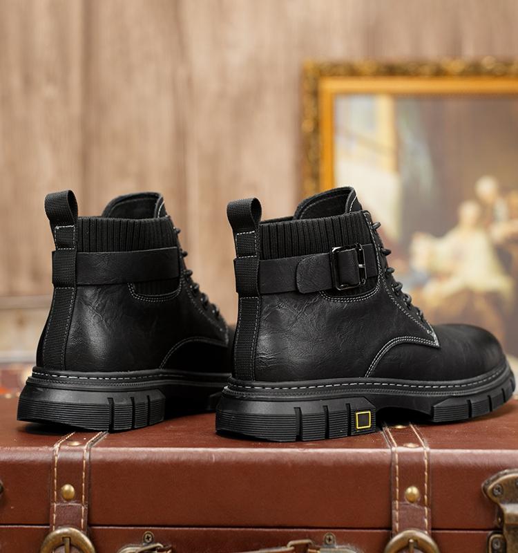 Stylish Leather Comfort Boots