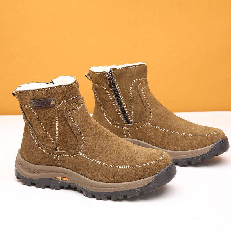 Waterproof non-slip winter Martin boots men's cotton shoes